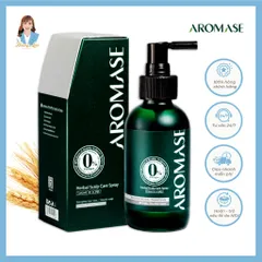 Xịt dưỡng tóc, chăm sóc da đầu Đài Loan AROMASE Herbal Scalp Care Spray 40ml - cho da đầu khô