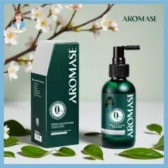 Xịt dưỡng tóc, chăm sóc da đầu Đài Loan AROMASE Herbal Scalp Care Spray 40ml - cho da đầu khô