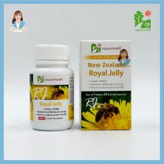 Viên uống sữa ong chúa New Zealand NZ Pure Health Royal Jelly 30 viên 739525