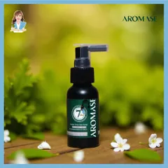 Xịt dưỡng tóc, chăm sóc da đầu Đài Loan AROMASE Herbal Scalp Care Spray 40ml - cho da đầu khô