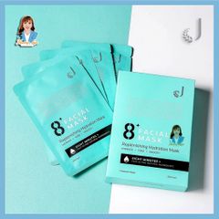 Mặt nạ dưỡng ẩm cấp nước 8 phút New Zealand Jema Rose 8+ Minute Replenishing Hydration Mask 7x25ml 739528