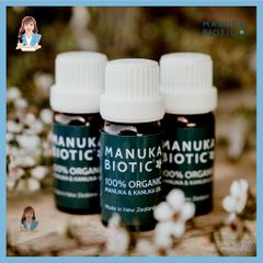Tinh dầu manuka 100% hữu cơ New Zealand Manuka Biotic Certified Organic Manuka Oil 10ml 739538