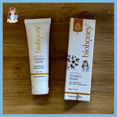 Kem bổ sung vitamin E làm đẹp da New Zealand Biohoney Natural Vitamin E Cream 50g