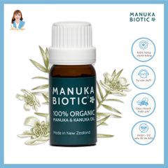 Tinh dầu manuka 100% hữu cơ New Zealand Manuka Biotic Certified Organic Manuka Oil 10ml 739538