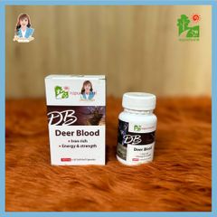 Viên uống máu hươu bổ máu, cấp sắt New Zealand NZ Pure Health Deer Blood 100 viên 739544