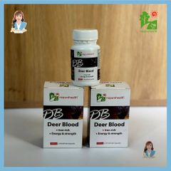 Viên uống máu hươu bổ máu, cấp sắt New Zealand NZ Pure Health Deer Blood 100 viên 739544