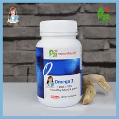 Viên uống dầu cá omega 3 New Zealand NZ Pure Health Omega 3 (100 viên)