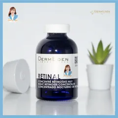 Tinh chất trẻ hoá da, giảm nếp nhăn Pháp DermEden Retinal Night Retinoids Concentrate 6% 30ml