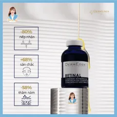 Tinh chất trẻ hoá da, giảm nếp nhăn Pháp DermEden Retinal Night Retinoids Concentrate 6% 30ml