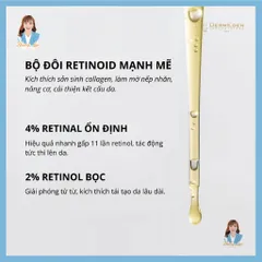 Tinh chất trẻ hoá da, giảm nếp nhăn Pháp DermEden Retinal Night Retinoids Concentrate 6% 30ml