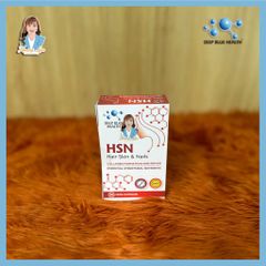 Viên uống ngăn rụng tóc, dưỡng móng New Zealand Deep Blue Health HSN Hair Skin & Nails 30 viên