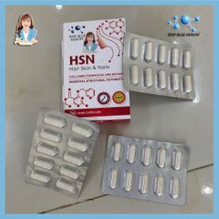 Viên uống ngăn rụng tóc, dưỡng móng New Zealand Deep Blue Health HSN Hair Skin & Nails 30 viên
