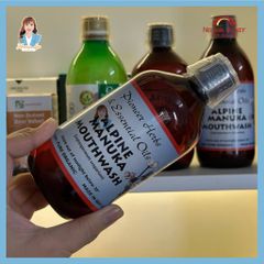 Nước súc miệng mật ong manuka New Zealand Nelson Honey Alpine Manuka Mouthwash 500ml 739574
