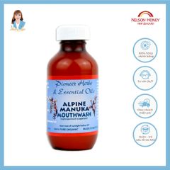 Nước súc miệng mật ong manuka New Zealand Nelson Honey Alpine Manuka Mouthwash 500ml 739574