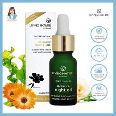 Dầu dưỡng sáng da, giảm nám ban đêm New Zealand Living Nature Radiance Night Oil 18ml 739582