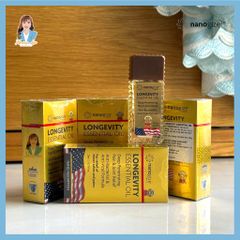 Dầu gió vàng con lăn Mỹ Nanogize Longevity Essential Oil™ 21ml - Dầu cô Phương Hằng chính hãng