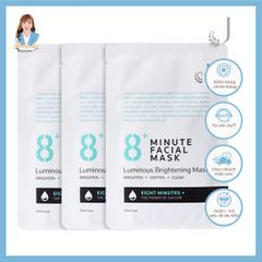 Mặt nạ dưỡng sáng da trong 8 phút New Zealand Jema Rose 8+ Minute Luminous Whitening Mask 7x25ml 739583