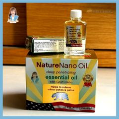 Dầu gió hiệu con gấu Xuất xứ Mỹ Nature Nano Oil 8ml - Nhập khẩu chính hãng
