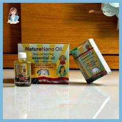 Dầu gió hiệu con gấu Xuất xứ Mỹ Nature Nano Oil 8ml - Nhập khẩu chính hãng