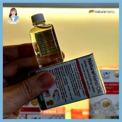 Dầu gió hiệu con gấu Xuất xứ Mỹ Nature Nano Oil 8ml - Nhập khẩu chính hãng