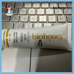 Kem giảm mụn mật, mờ thâm ong Manuka New Zealand Biohoney Natural Acne Cream 50g