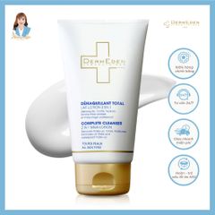 Lotion tẩy trang và rửa mặt 2 in 1 Pháp DermEden Complete Cleanser 2in1 Milk Lotion 150ml