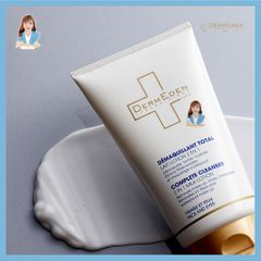Lotion tẩy trang và rửa mặt 2 in 1 Pháp DermEden Complete Cleanser 2in1 Milk Lotion 150ml