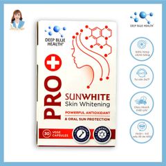 Viên uống chống nắng, trắng da New Zealand Deep Blue Health Pro+ SunWhite Skin Whitening 60 viên