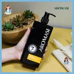 Dầu gội ngăn gàu, giảm nhờn da đầu, ngăn bết tóc Đài Loan AROMASE Oily Scalp Balancing Shampoo 400ml