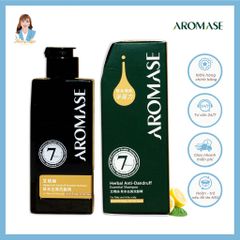 Dầu gội ngăn gàu, giảm nhờn da đầu, ngăn bết tóc Đài Loan AROMASE Oily Scalp Balancing Shampoo 400ml