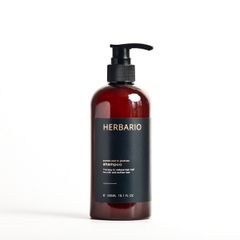 Dầu Gội Bưởi & Bồ Kết Herbario 300ml - Giảm Rụng Tóc, Làm Sạch Dịu Nhẹ, Dưỡng Tóc Khỏe Mạnh