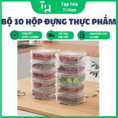 Bộ 10 Hộp Đựng Thực Phẩm Tủ Lạnh (TH380)