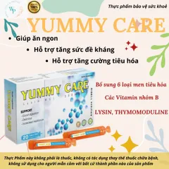 (Chính hãng) Hỗ trợ ăn ngon tiêu hóa tốt [TPBVSK Yummy Care (hộp dài)] - H/20 ống x10ml 739709