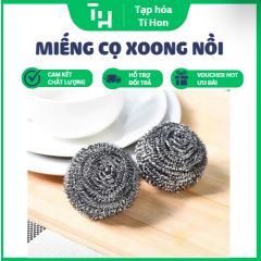 Combo 2 miếng cọ xoong nồi inox nén sợi nhỏ (TH392)