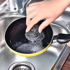 Combo 2 miếng cọ xoong nồi inox nén sợi nhỏ (TH392)