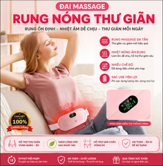Máy Massage Bụng Nikio NK-162 - Giảm Đau Bụng Kinh, Thư Giãn Tại Nhà, Pin Sạc Tiện Lợi