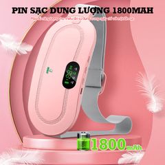 Máy Massage Bụng Nikio NK-162 - Giảm Đau Bụng Kinh, Thư Giãn Tại Nhà, Pin Sạc Tiện Lợi