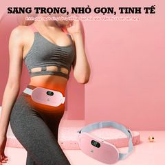 Máy Massage Bụng Nikio NK-162 - Giảm Đau Bụng Kinh, Thư Giãn Tại Nhà, Pin Sạc Tiện Lợi