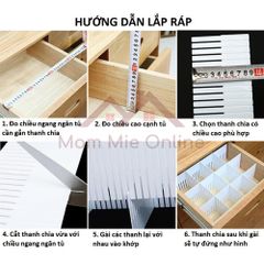 Combo 4 Thanh chia ngăn tiện lợi (TH398)