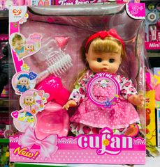 Búp Bê Kèm Phụ Kiện Máy Sấy Và Lược Đồ Chơi Búp Bê Dễ Thương Cho Bé 9599 Chọn Mẫu Ngẫu Nhiên