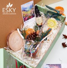 Set Quà Tặng Nam Nữ Ly Hoa Decor Thơm Phòng Khuếch Tán Tinh Dầu ESKY AROMA GARDEN Quà Tặng Sinh Nhật