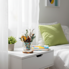 Set Quà Tặng Nam Nữ Ly Hoa Decor Thơm Phòng Khuếch Tán Tinh Dầu ESKY AROMA GARDEN Quà Tặng Sinh Nhật