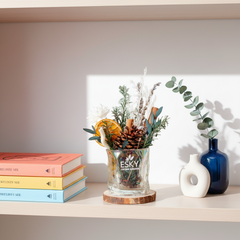 Set Quà Tặng Nam Nữ Ly Hoa Decor Thơm Phòng Khuếch Tán Tinh Dầu ESKY AROMA GARDEN Quà Tặng Sinh Nhật