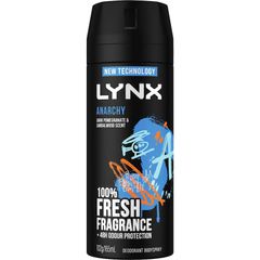 Xịt khử mùi toàn thân nam Lynx Anarchy  165ml.