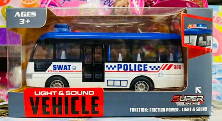 Đồ Chơi Mô Hình Xe Ô Tô Bus Chạy Đà Có Hiệu Ứng Đèn Và Âm Thanh Vui Nhộn 9906