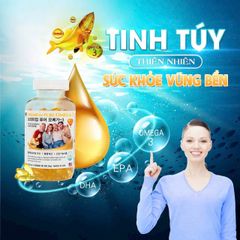 Viên Uống Dầu Cá Omega-3 Gia Đình Premium Pure 300 viên