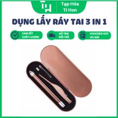 Dụng lấy ráy tai kèm kẹp có đèn cao cấp 3 in 1 (TH417)