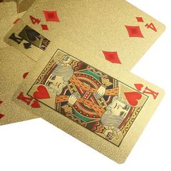 Bộ bài tây mạ vàng cao cấp (TH421)