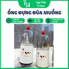 Ống Đựng Đũa Muỗng Có Núm Cầm Tay Đỏ (TH426)