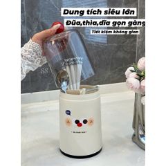 Ống Đựng Đũa Muỗng Có Núm Cầm Tay Đỏ (TH426)